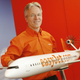 Illustration for article titled EasyJet Shows off its EcoJet with Giant Orange Man